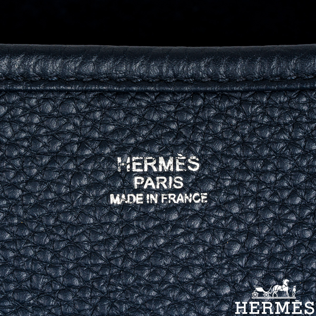 Hermès Evelyne III GM Bleu Nuit Taurillon Clemence PHW
